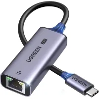 Перехідник USB-C to RJ45 Ethernet 2500Mbps Ugreen (25052)