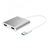 Адаптер USB-A to 2xHDMI F dual display J5create (JUA365-N)