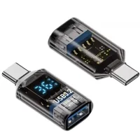 Перехідник OTG USB 3.2 AF to USB-C M 10Gbps QC 36W with display XoKo (AC-322UTC)