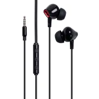 Headphones Vention Echo Lite 3.5mm In-Ear Wired Black (GBABAV)