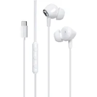 Headphones Vention Echo Lite USB-C In-Ear Wired White (GBBWAV)