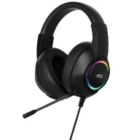 Headphones AOC ACG2510BK RGB Black (ACG2510BK/00)