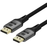 Кабель мультимедійний DisplayPort M to DisplayPort M 1.5m V2.1 16K black ColorWay (CW-CBDP091-BK)