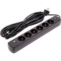 Network power supply filter PowerPlant 7m, 6 sockets, USB, Type-C (YS-N6086/7c) (EX610686)