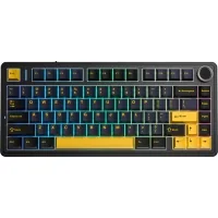 Клавіатура Aula F75 Pink Switch USB UA Black (6978080504890)