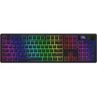 Клавіатура Hator Skyfall 100 PRO Aurum Vanila Silent RGB Wireless/Bluetooth/USB UA Black (HTK4101UA)