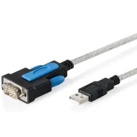 Кабель для передачі даних Digitus USB to COM M 1.8m RS232 FTDI black (DA-70170)
