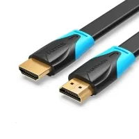 Кабель мультимедійний HDMI M to HDMI M 1.5m 4K60Hz 90° corner black Vention (ALRBG)