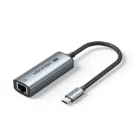Adapter USB-C to RJ45 Ethernet 2500Mbps gray Vention (CFTHB)
