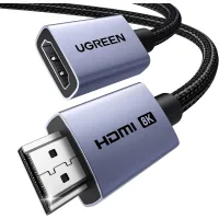 Кабель мультимедійний HDMI M to HDMI M 1.0m 8K60Hz 48Gbps black Ugreen (95890)