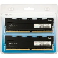 Модуль пам'яті для комп'ютера DDR4 16GB (2x8GB) 3200 MHz Kudos Black eXceleram (EKBLACK4163216AD)