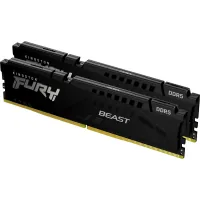 Модуль пам'яті для комп'ютера DDR5 32GB (2x16GB) 5600 MHz Beast Black Kingston Fury (ex.HyperX) (KF556C40BBK2-32)