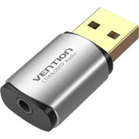 Sound board Vention Audio USB 1x3.5mm jack 4pin Metal (OMTP-CTIA) (CDLH0)