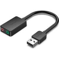 Sound board Vention Audio USB 2x3.5 mm jack 0.15m (CDYB0)