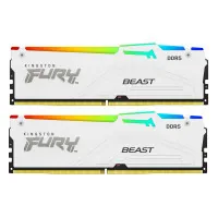 Computer memory module DDR5 64GB (2x32GB) 5600 MHz Beast White RGB Kingston Fury (ex.HyperX) (KF556C36BWEAK2-64)