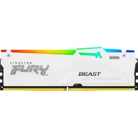 Computer memory module DDR5 16GB 5600 MHz FURY Beast White RGB Kingston Fury (ex.HyperX) (KF556C40BWA-16)