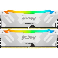 Computer memory module DDR5 32GB (2x16GB) 8000 MHz Renegade RGB White XMP Kingston Fury (ex.HyperX) (KF580C38RWAK2-32)