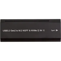 Pocket external PowerPlant SSD M.2 PCIe NGFF/NVMe USB3.2, 20Gbps, RGB (HC380527)