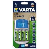 Battery charger Varta LCD charger + 4 * AA 2500mAh (57070201451)