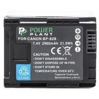 Battery for photo/video PowerPlant Canon BP-828 Chip (DV00DV1372)