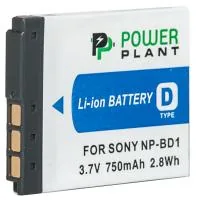 Battery for photo/video PowerPlant Sony NP-BD1, NP-FD1 (DV00DV1204)