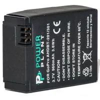 Battery for photo/video PowerPlant GoPro Hero 3, AHDBT-201, 301 (DV00DV1357)