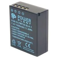 Battery for photo/video PowerPlant Olympus BLH-1 1600mAh (CB970148)