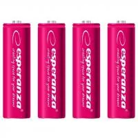 Акумулятор Esperanza AAA 1000mAh Ni-MH * 4 red (EZA102R)