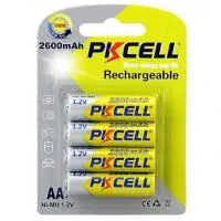 Battery PkCell AA R6 NiMH 2600mAh * 4 (PC/AA2600-4B)