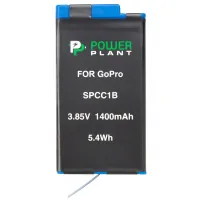 Battery for photo/video PowerPlant GoPro SPCC1B 1400mAh (CB970346)
