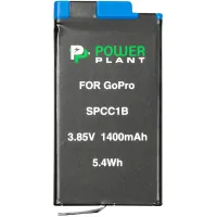 Battery for photo/video PowerPlant GoPro SPCC1B 1400mAh (decoded) (CB970384)