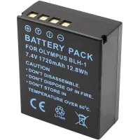 Battery for photo/video PowerPlant Olympus BLH-1 1720mAh (decoded) (CB970339)