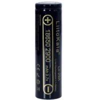 Акумулятор 18650 2900mAh Li-Ion, (2850-2950mah), 3.7V (2.75-4.2V), Blac Liitokala (Lii-29A)