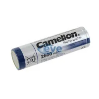 Акумулятор 18650 2600mAh, FlatTop, 3.7V, Bulk Camelion (ICR18650F-26)