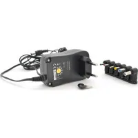 Блок живлення мережевий Voltronic 24W Universal, Output 3V-12V, 2.35*0.75/ 3.0*1.1/3.5*1.35/4.0*1.7 /5.5*2.1/5.5*2.5 (13034 / YT-UPS24W)