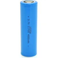 Акумулятор 21700 4000mAh, 3.7V, Blue, FlatTop Vipow (ICR21700-4000mAhFT / 31078)