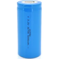 Акумулятор 32700 6000mAh, LiFePO4, FlatTop, 3.2V, Blue Vipow (IFR32700-6000mAhFT / 31076)