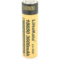 Акумулятор 18650 3600mAh, 3.7V(2.75-4.2V) Liitokala (Lii-36S+)