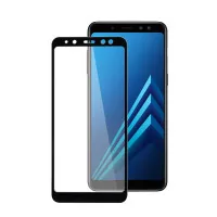 Protective glass PowerPlant Full screen Samsung Galaxy A8+ (2018), Black (GL605439)