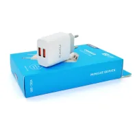 Charger iKAKU KSC-395 2xUSB 5V 2.4A 12W White (KSC-395 MINGZE)