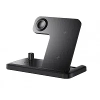Зарядний пристрій Essager 4-in-1 wireless charger 15W foldable desktop black (EWXZM-JC01-Z)