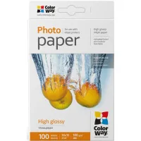 Photo paper ColorWay 10x15 180g glossy, 100s (PG1801004R)