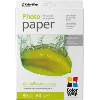 Photo paper ColorWay A4 115g glossy 50l (PGS1158050A4)