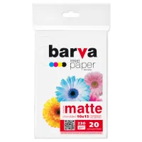 Photo paper Barva 10x15, 230 g/m2, Original, Matte, 20c (IP-A230-205)