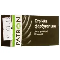 Ribbon for printers Patron 13mm x 7m Black (k) (PN-12.7-7SB)