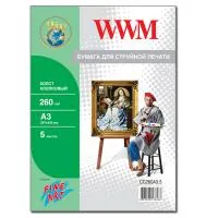 Photo paper WWM A3 Fine Art (CC260A3.5)