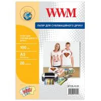WWM A3 Sublimation Paper (SP100.A3.20)