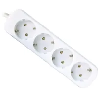 Network extension cord Defender E430 3.0 m 4 outlets white (99226)