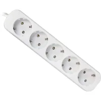 Network extension cord Defender E518 1.8 m 5 sockets white (99229)
