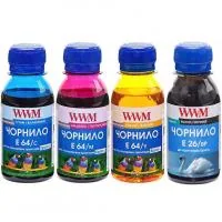 Чорнило WWM Epson L605/L4150/L1455, 4х100г BP/C/M/Y (E26/64SET4-2)